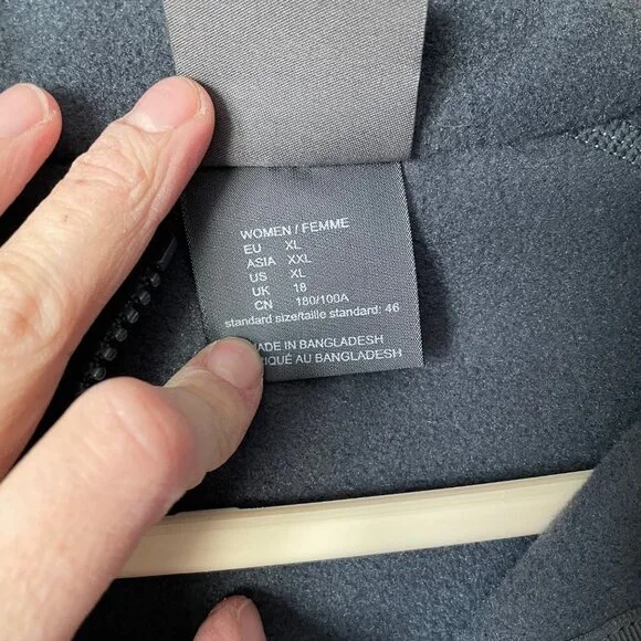 Women’s Jack Wolfskin Caribou Glen 3 in 1 Fleece Jacket & Vest size XL - Picture 7 of 14